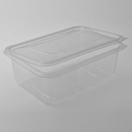 Кутия с прикачен капак, правоъгълна, 1 L, 50 броя