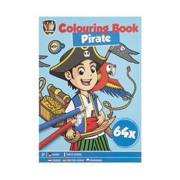 Grafix Книжка за оцветяване Пират, А5, 64 страници
