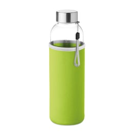 More Than Gifts Бутилка Utah Glass, със зелен калъф, 500 ml