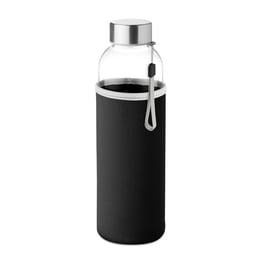 More Than Gifts Бутилка Utah Glass, с черен калъф, 500 ml