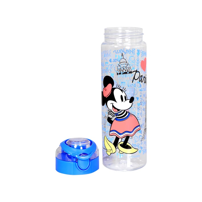 Disney Бутилка за пътуване Париж, 630 ml, синя