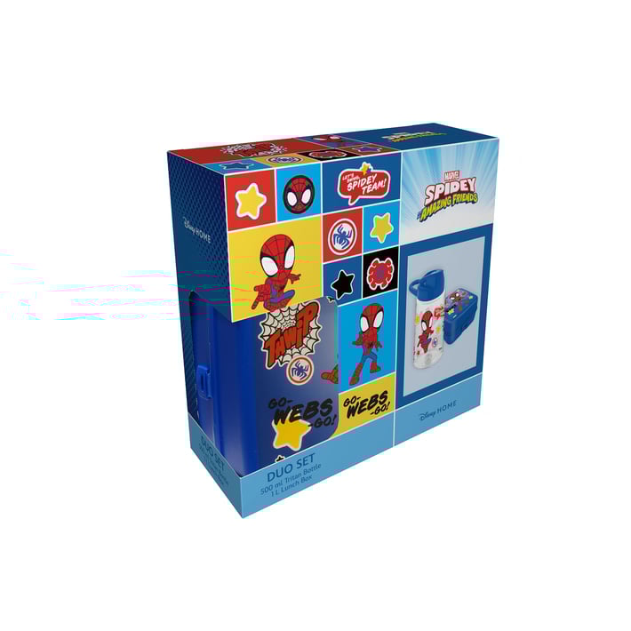 Disney Комплект, бутилка 500 ml и кутия за храна Spidey
