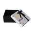 Gipta Подаръчна кутия Happy Birthday, с капак и панделка, квадратна, 160 х 160 х 90 mm