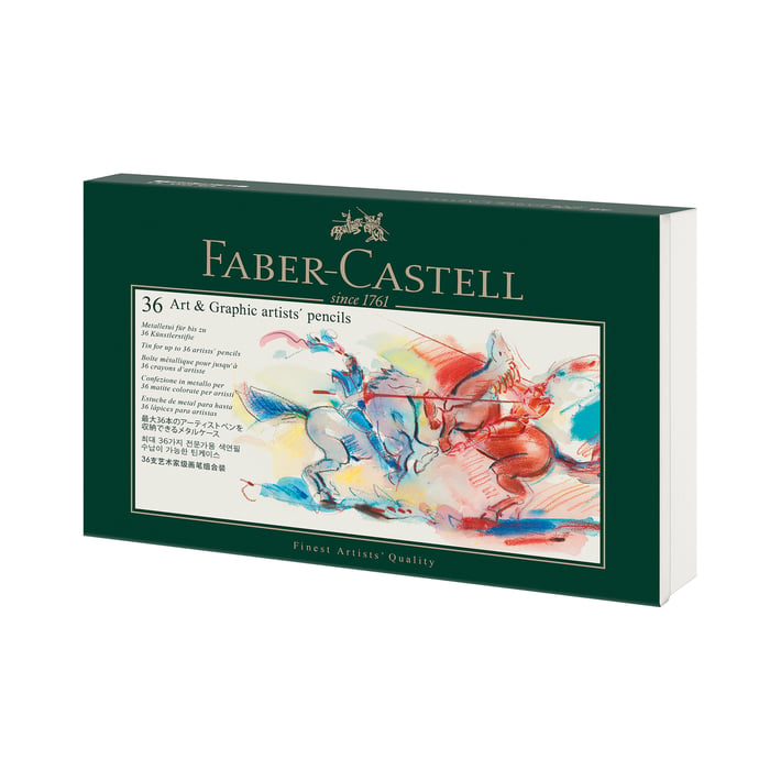 Faber-Castell Метална кутия Art & Graphic, за 36 молива