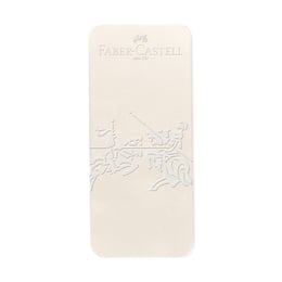 Faber-Castell Кутия за 2 пишещи средства Grip 2010, цвят кокосово мляко