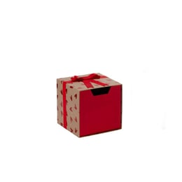 Gipta Подаръчна кутия Sansa, 140 x 140 x 140 mm, червена