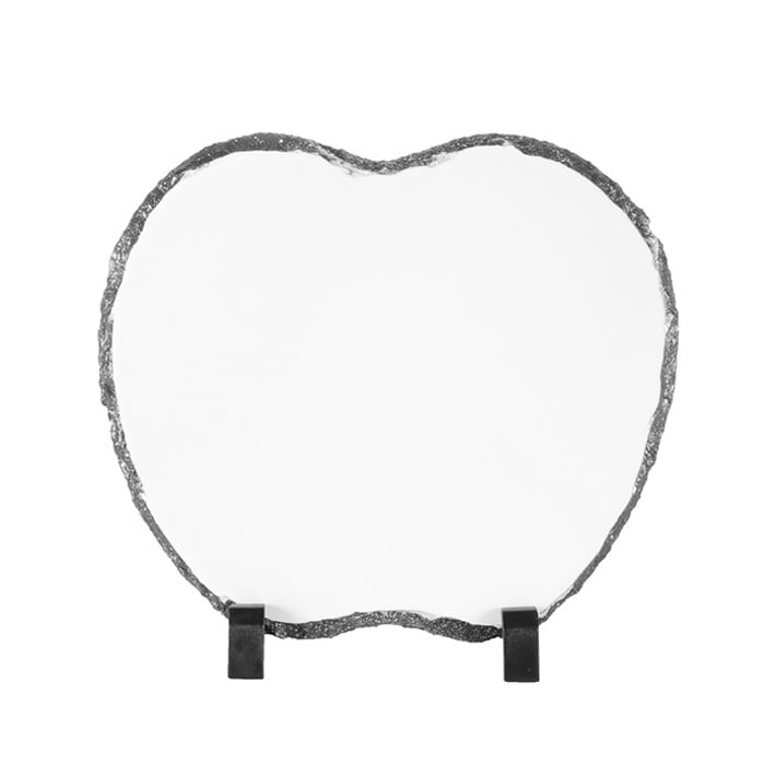 BESTSUB Камък за персонализация, с форма на ябълка, 17 х 19 cm