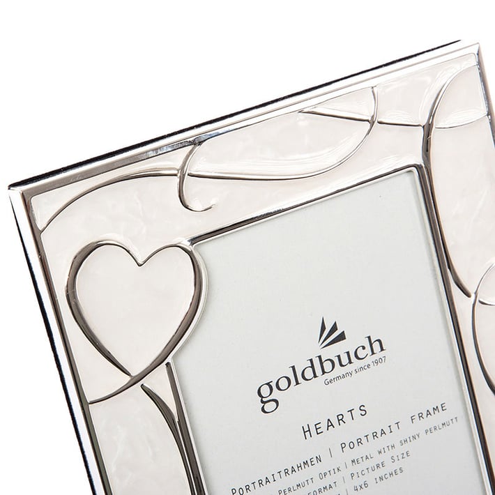 Goldbuch Рамка за снимка Hearts, метална, 10 х 15 cm