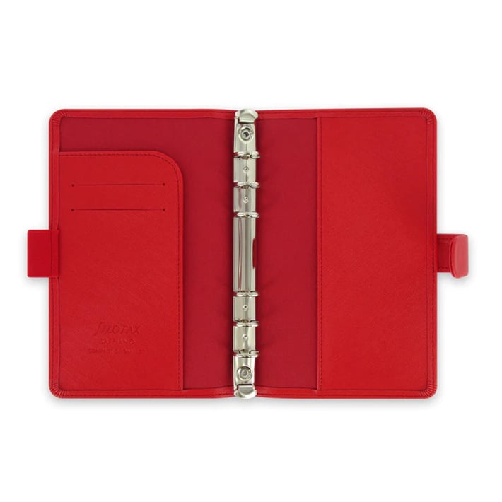 Filofax Органайзер Saffiano Personal Compact, червен