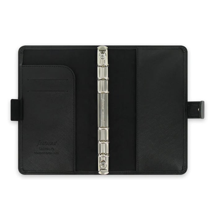 Filofax Органайзер Saffiano Personal Compact, черен