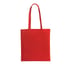Торба, 100% памук, с дълги дръжки, 370/410 mm, червена