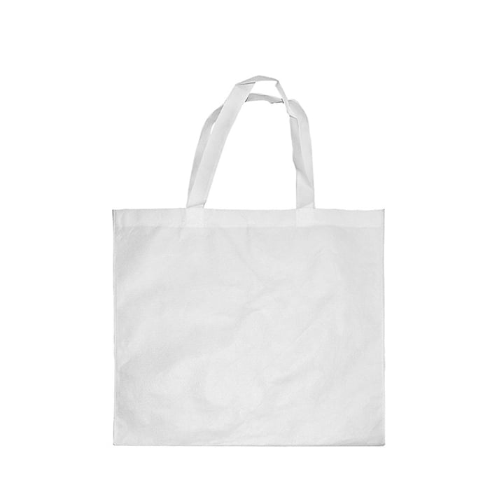 BESTSUB Торбичка, полиестерна, 38 х 39 cm, бяла, с възможност за персонализация