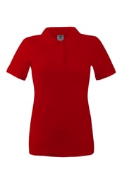 KEYA Дамска тениска с яка WPS180, размер S, червена