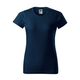 Malfini Дамска тениска Basic 134, размер S, нави синя