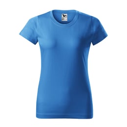Malfini Дамска тениска Basic 134, размер XL, светлосиня