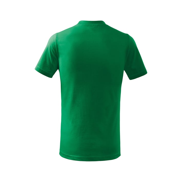 Malfini Детска тениска Basic 138, размер 122 cm, възраст 6 години, зелена