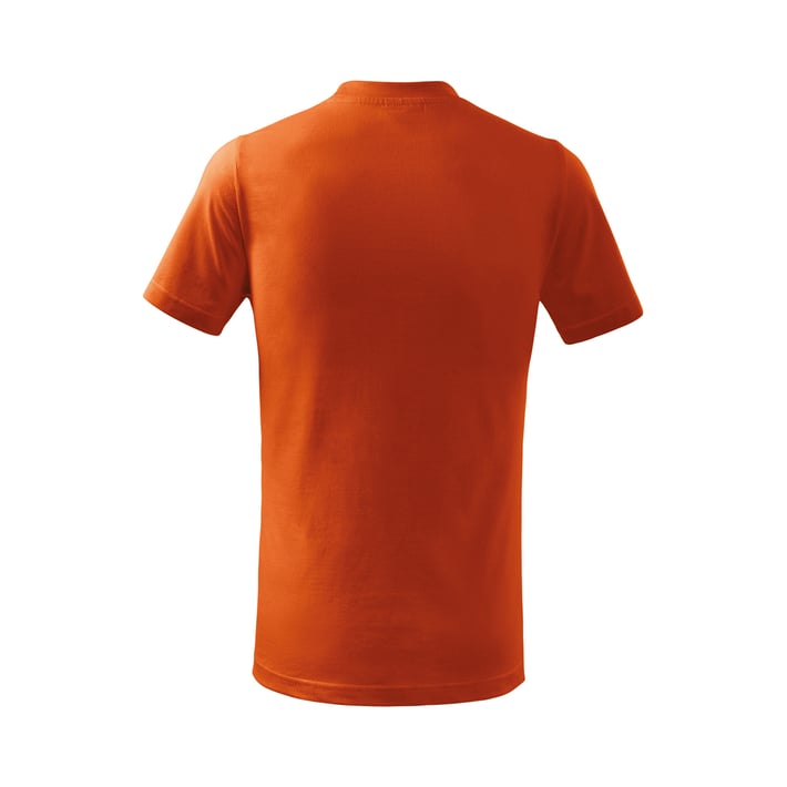 Malfini Детска тениска Basic 138, размер 122 cm, възраст 6 години, оранжева