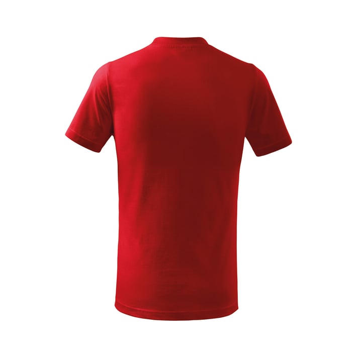 Malfini Детска тениска Basic 138, размер 122 cm, възраст 6 години, червена
