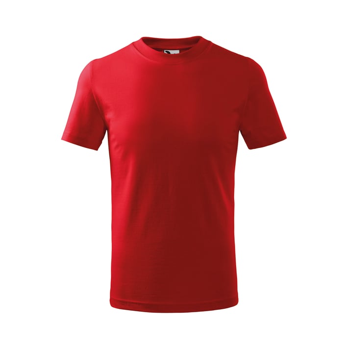 Malfini Детска тениска Basic 138, размер 146 cm, възраст 10 години, червена