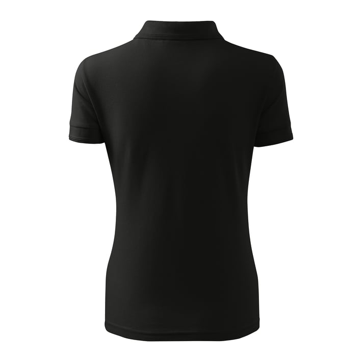 Malfini Дамска тениска Pique Polo 210, размер XXL, черна