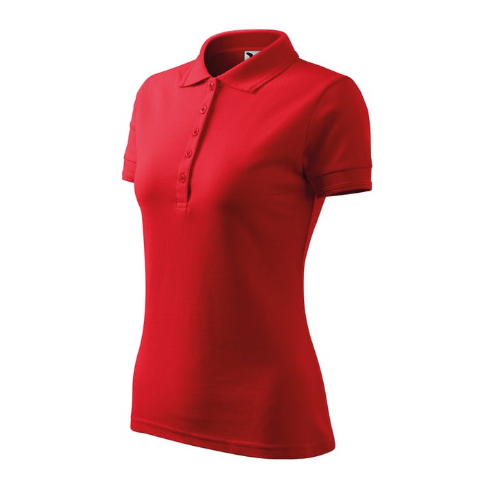 Malfini Дамска тениска Pique Polo 210, размер XL, червена