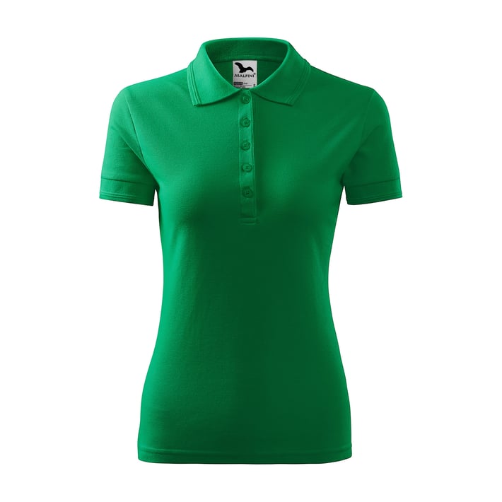 Malfini Дамска тениска Pique Polo 210, размер L, зелена