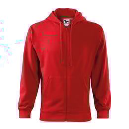 Malfini Мъжки суитшърт Zipper 410, поларен, размер M, червен