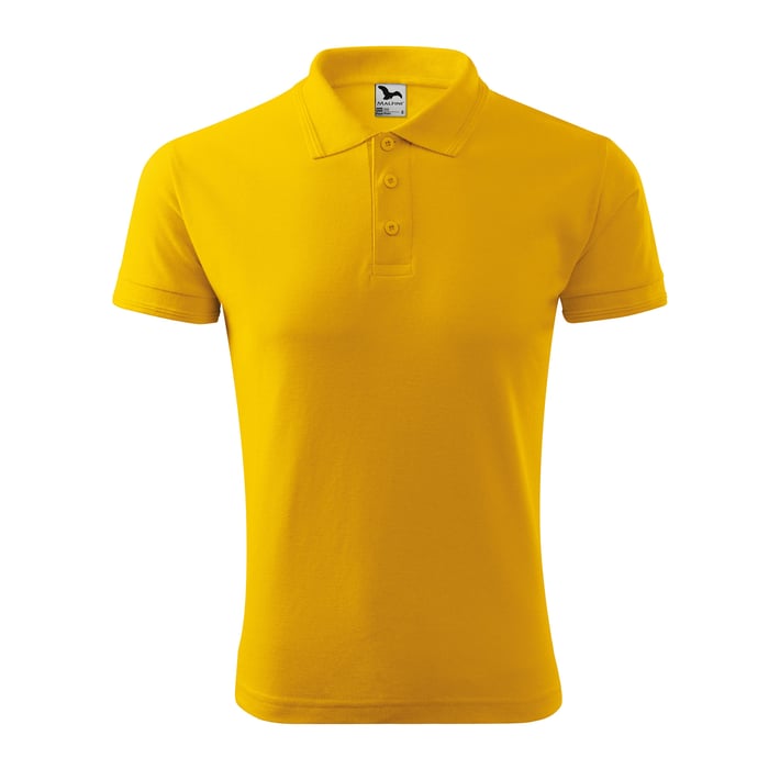 Malfini Мъжка тениска Pique Polo 203, размер M, жълта