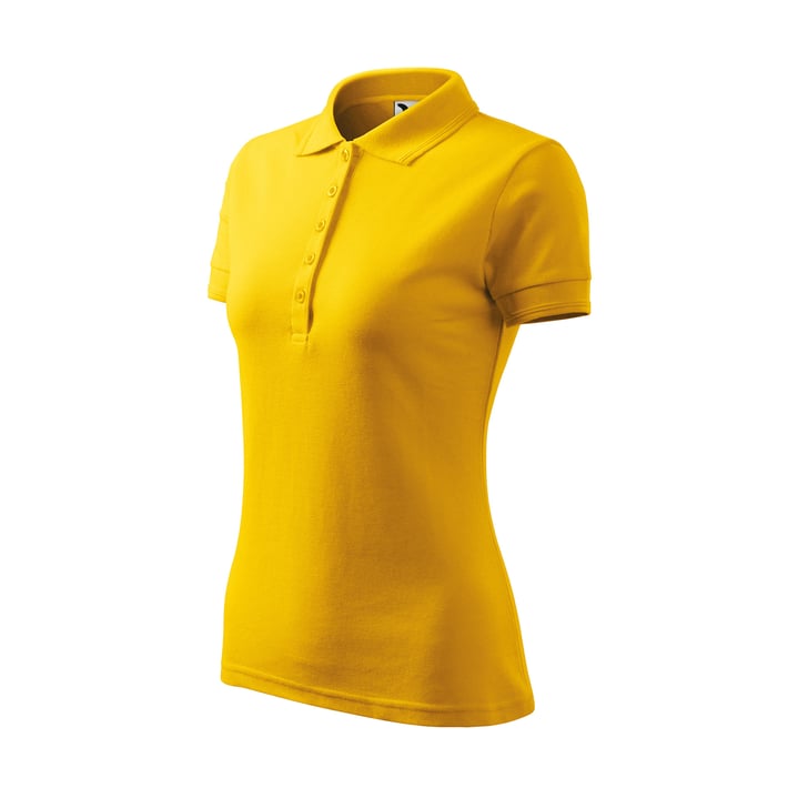 Malfini Дамска тениска Pique Polo 210, размер L, жълта