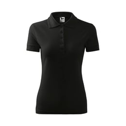 Malfini Дамска тениска Pique Polo 210, размер XS, черна