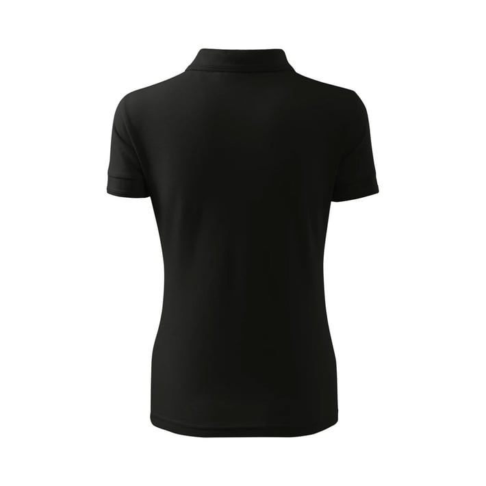 Malfini Дамска тениска Pique Polo 210, размер XS, черна