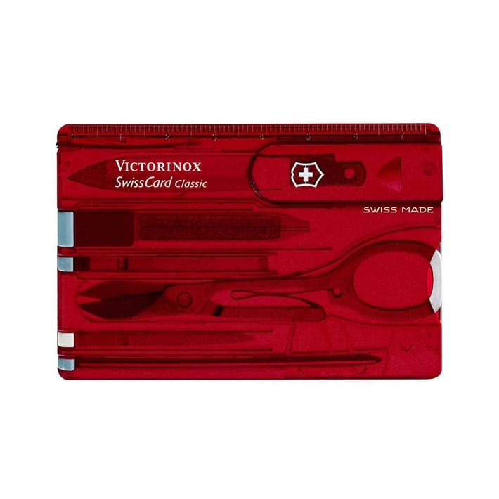 Victorinox Комплект Swiss Card Ruby, червен