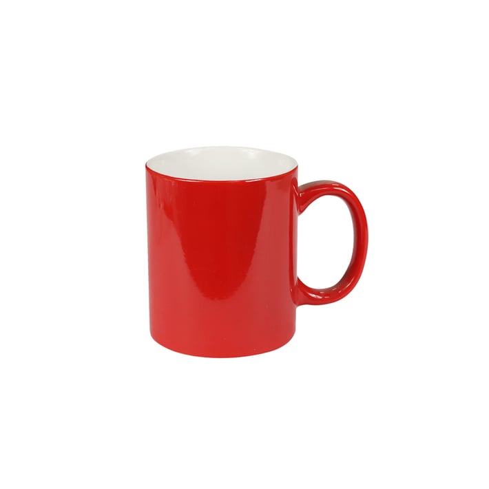 Чаша Mug, керамична, червена