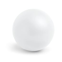 Hi!dea Антистрес топка, диаметър 50 mm, бяла