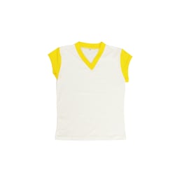 Дамска тениска 142, вталена, размер XL, бяла