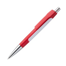 Химикалка Stampy, пластмасова, червена, 50 броя
