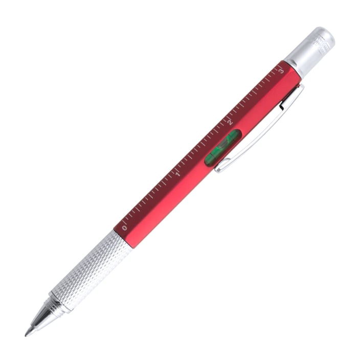 Cool Химикалка Sauris, с отвертка, червена