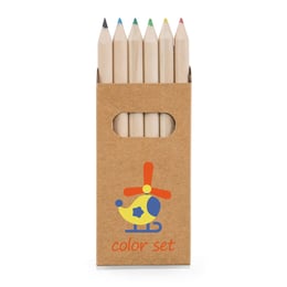 Bird Цветни моливи, в кутия, 6 броя