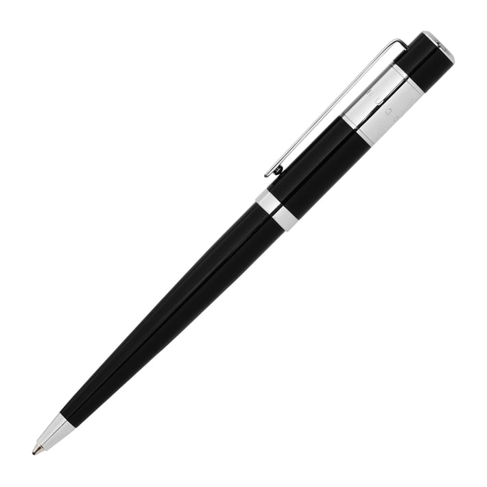Hugo Boss Химикалка Ribbon Classic, черно-сива