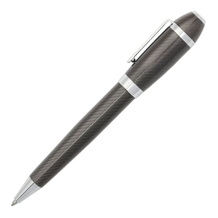 Hugo Boss Химикалка Arc Futurist, в кутия, сива
