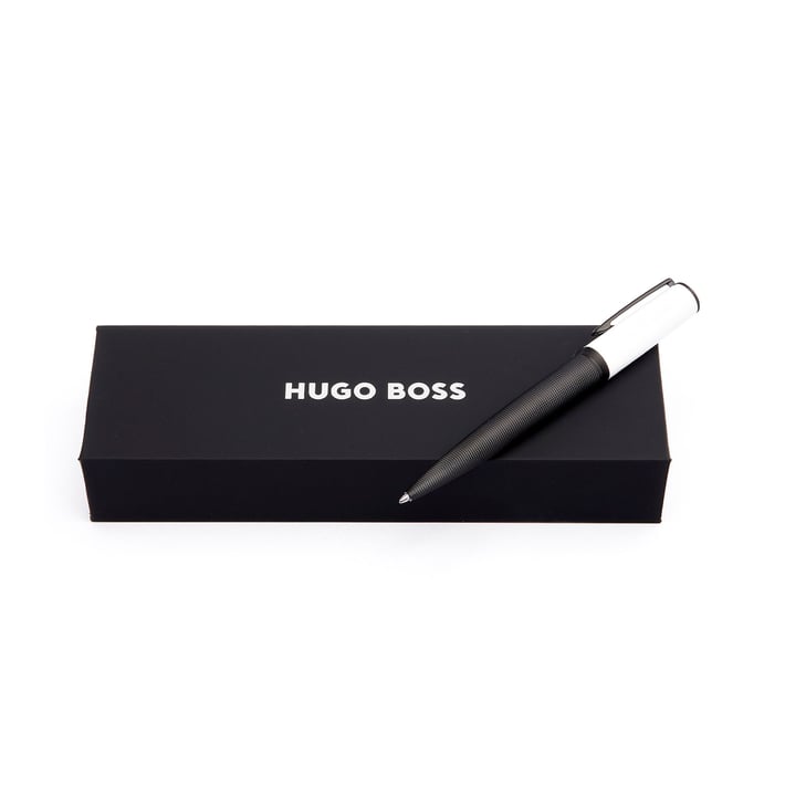 Hugo Boss Химикалка Arche Iconic, бяла
