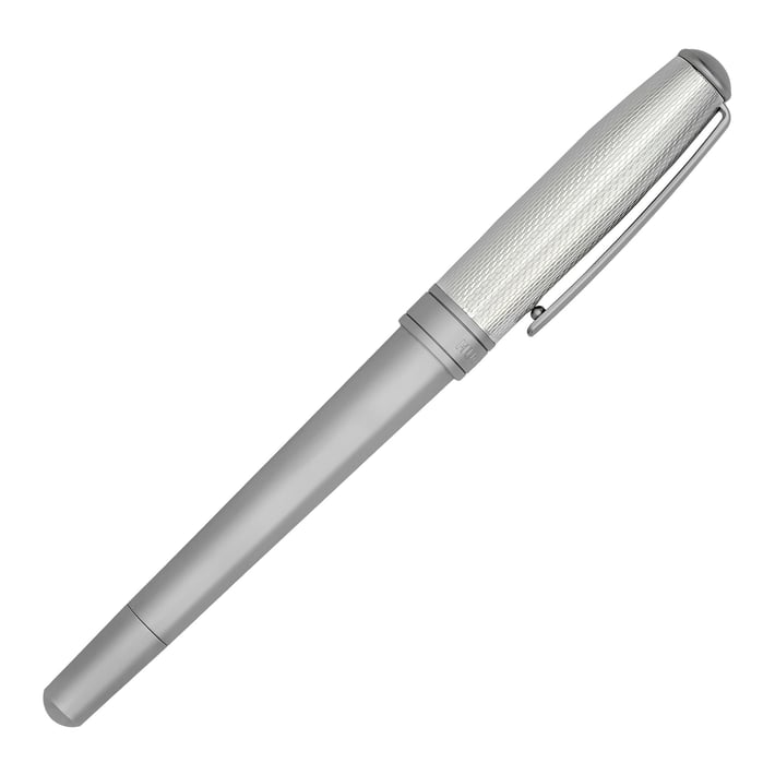 Hugo Boss Писалка Essential Metal, в кутия, сребриста