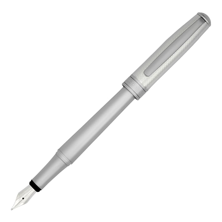 Hugo Boss Писалка Essential Metal, в кутия, сребриста