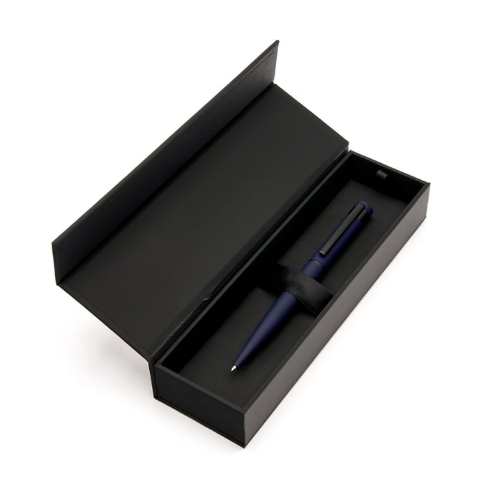 Hugo Boss Химикалка Loop, в кутия, синя