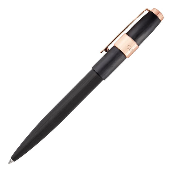 Cerruti 1881 Химикалка Block Brushed, в кутия, черна