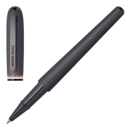 Hugo Boss Ролер Contour Iconic, в кутия, тъмносив