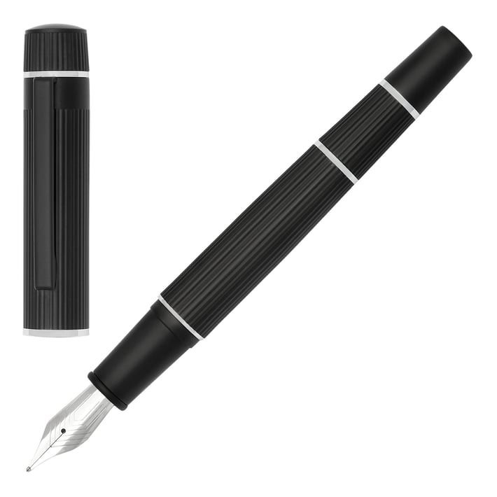 Hugo Boss Писалка Core, в кутия, черна