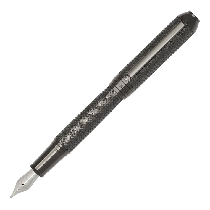 Hugo Boss Писалка Elemental, в кутия, хром