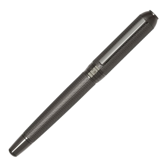 Hugo Boss Писалка Elemental, в кутия, хром