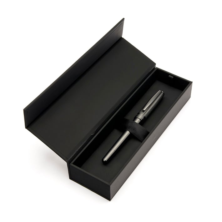 Hugo Boss Писалка Essential Metal, в кутия, хром